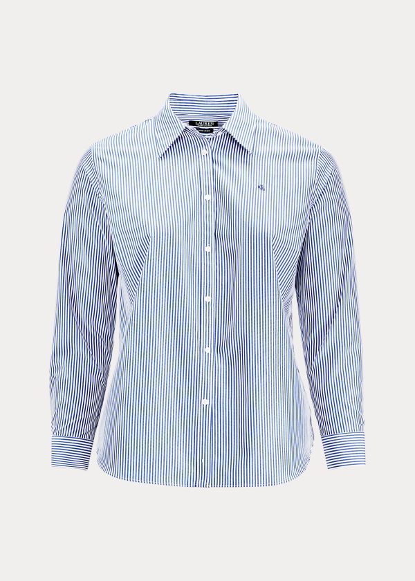 Women's Ralph Lauren Cotton Poplin Shirts | 698075PSZ